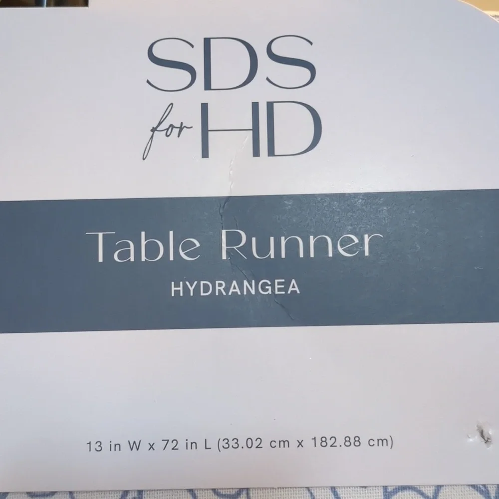 NEW Hydrangea Table Runner